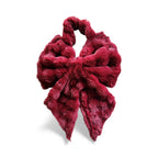 Giant Bow Bag Purse - Wine