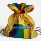 Yellow Rainbow Cinch Bag