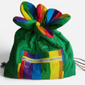 Green Rainbow Cinch Bag